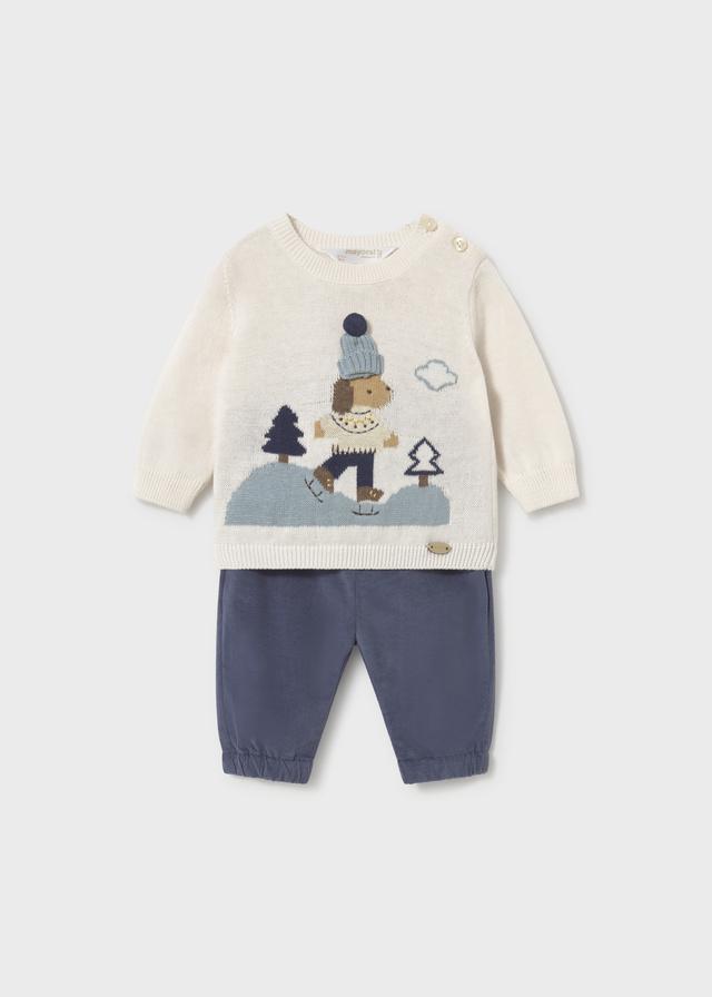Conjunto de vestir bebe niño MAYORAL newborn largo marino 2533