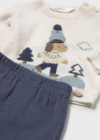 Conjunto de vestir bebe niño MAYORAL newborn largo marino 2533