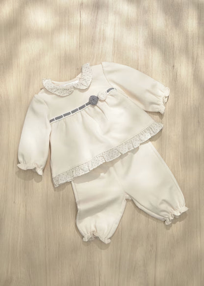 Conjunto camiseta y pantalón recién nacida Mayoral 2756