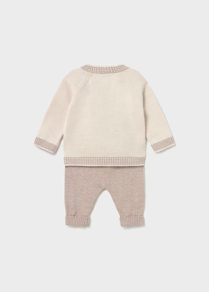 Conjunto pantalón y jersey osito  1-2M 2523 Mayoral