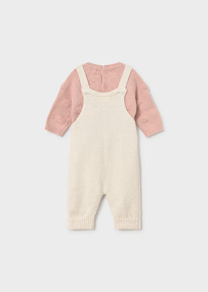Conjunto peto y jersey recién nacida 2608 de Mayoral