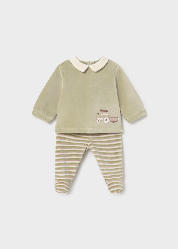 Conjunto polaina y camiseta recién nacido Mayoral 2518