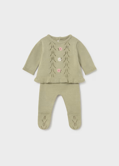 Conjunto polaina y jersey recién nacida Mayoral 2501