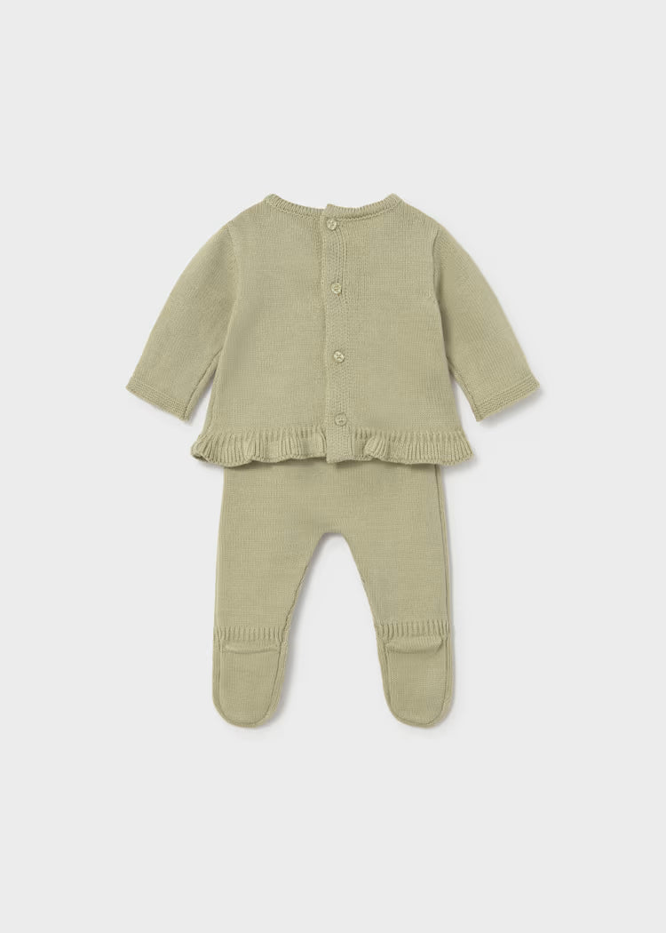 Conjunto polaina y jersey recién nacida Mayoral 2501