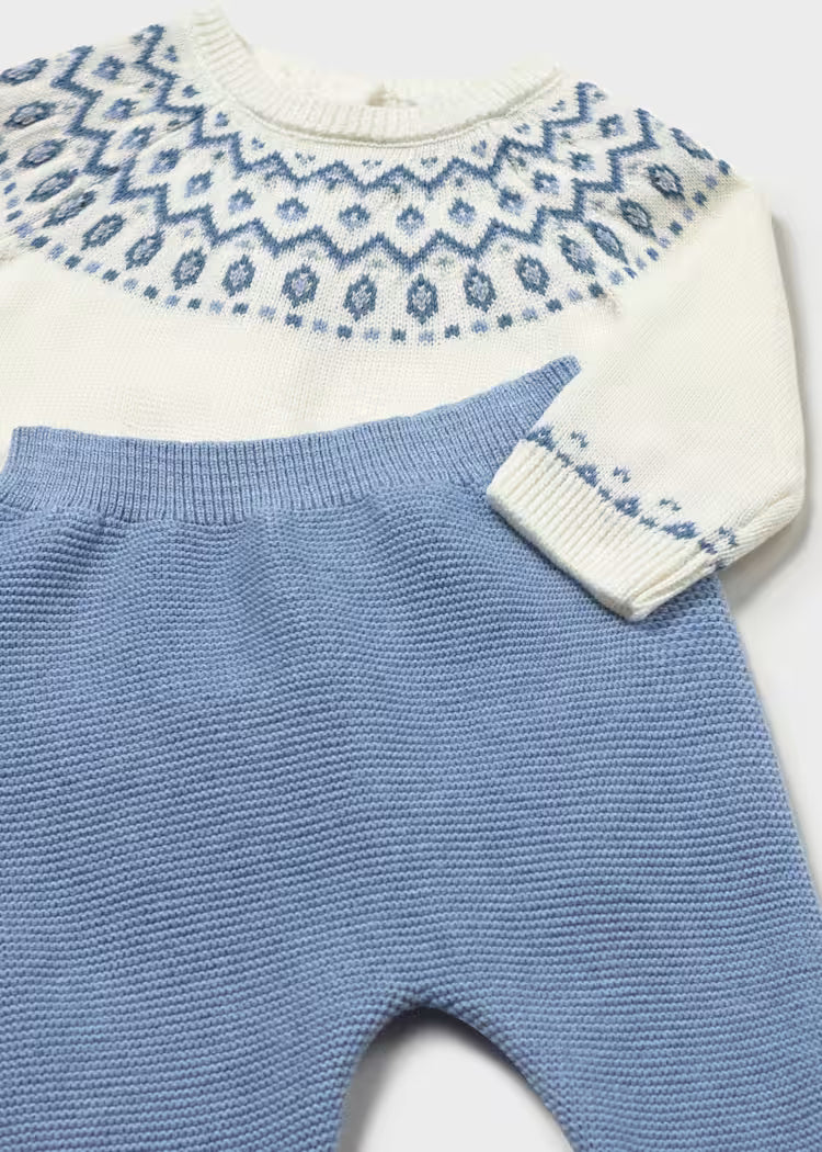 Conjunto polaina y jersey recién nacido 1-2M 2505 MAYORAL