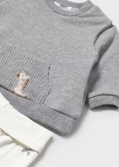 Conjunto polaina y sudadera 2557 Mayoral