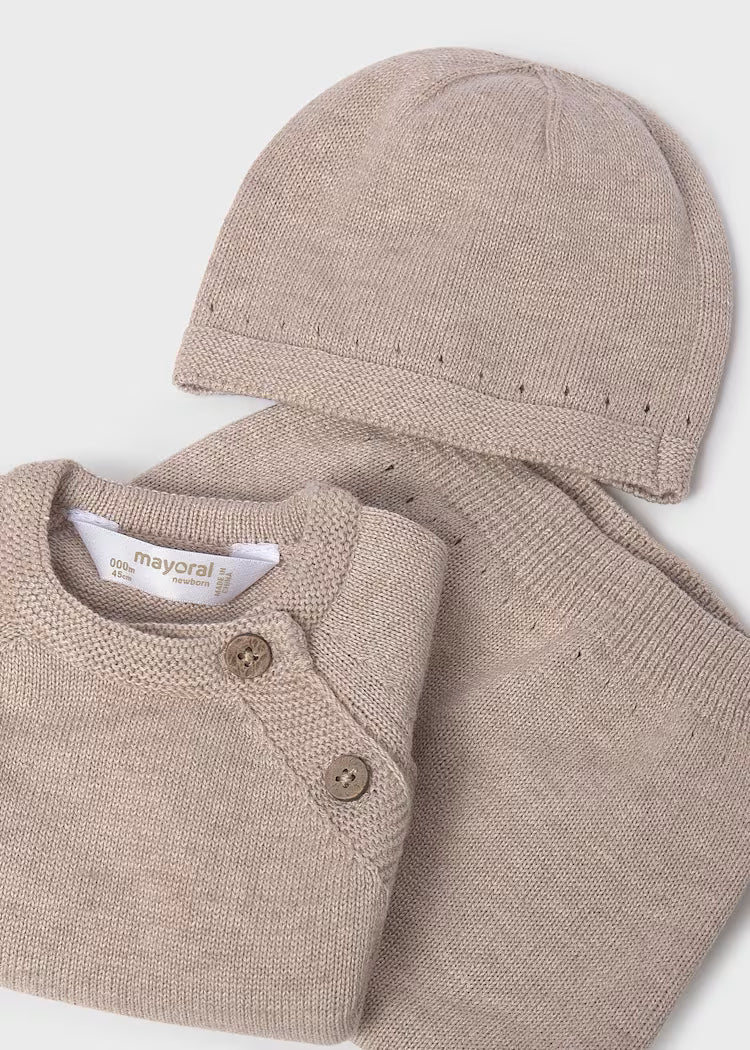 Conjunto regalo 3 piezas tricot 9981 Mayoral