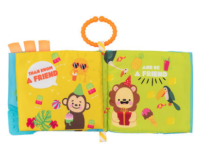 Libro Educativo Tela Sensorial A Friend Like you de Kikkaboo