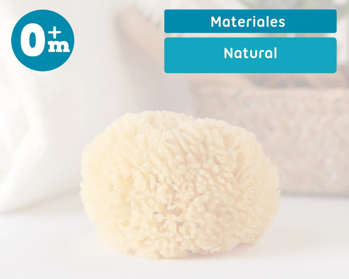 Esponja natural de Kiokids