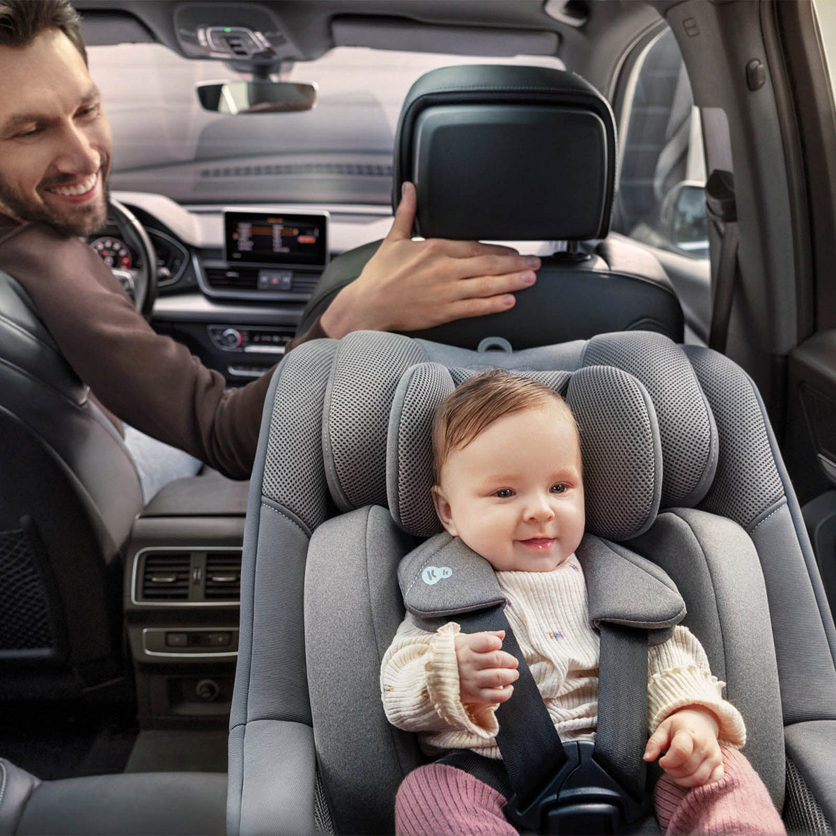 Silla de Coche I-GUARD I-size AIR FLOW (40–105 cm) de Kidnerkaft