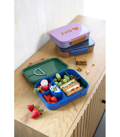 Fiambrera con compartimentos Bento de Lässig