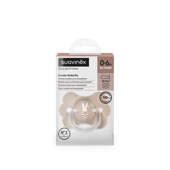 Chupete Wonderland Butterfly '26 SX PRO Silicona 0M/6M