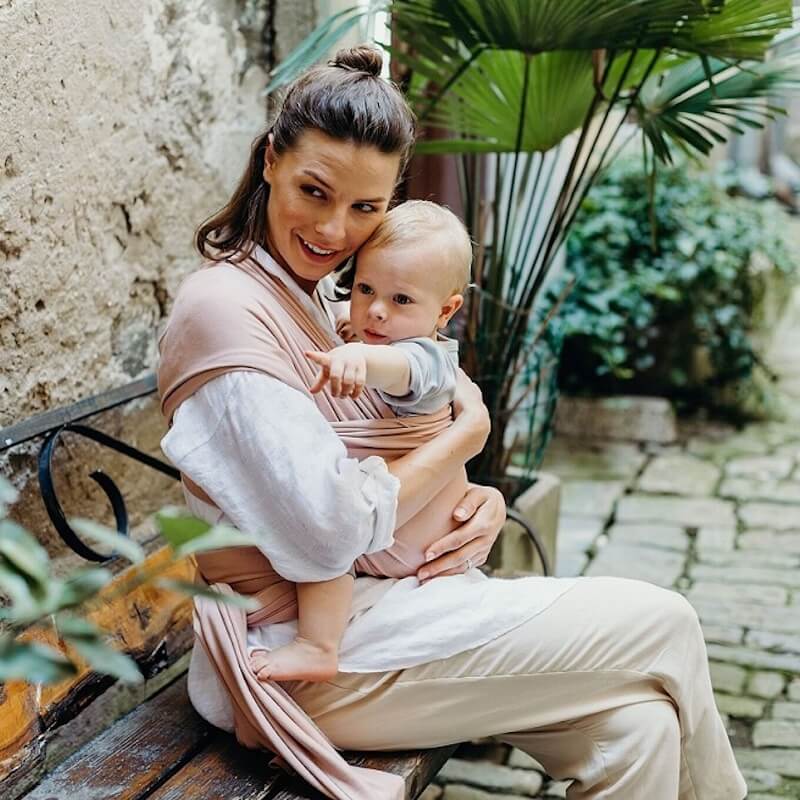 Fular elástico portabebés Boba Wrap Bambú Serenity