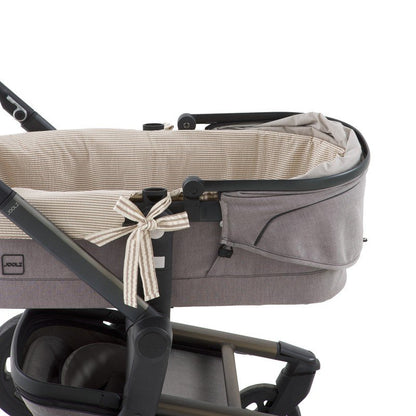 Garnitura Capazo Cremallera Reversible Derby Beige 35X75X35 Cm Cambrass