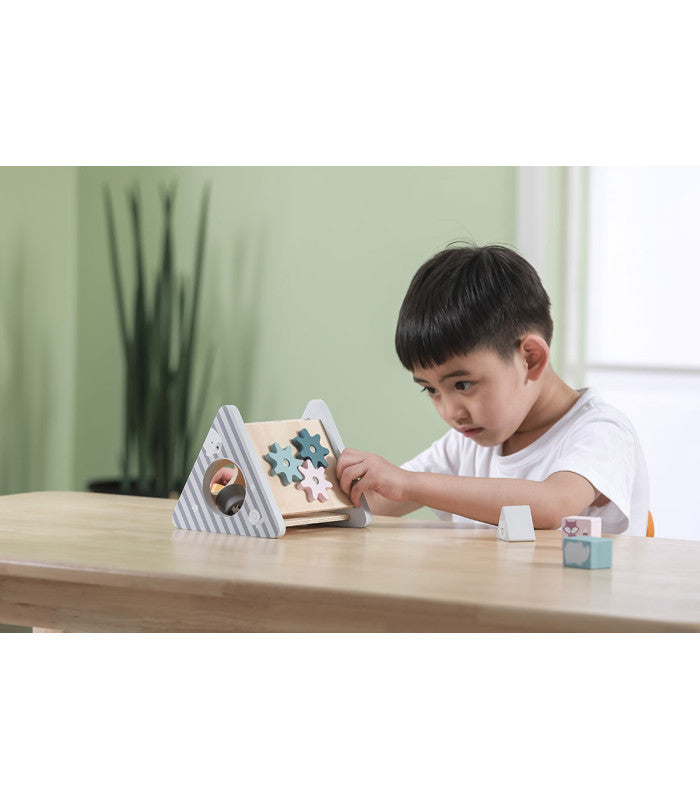 Brinquedo de aprendizagem em forma de B polar