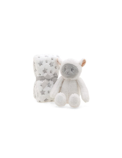 Set Peluche Animal Con Manta Oveja Kiokids