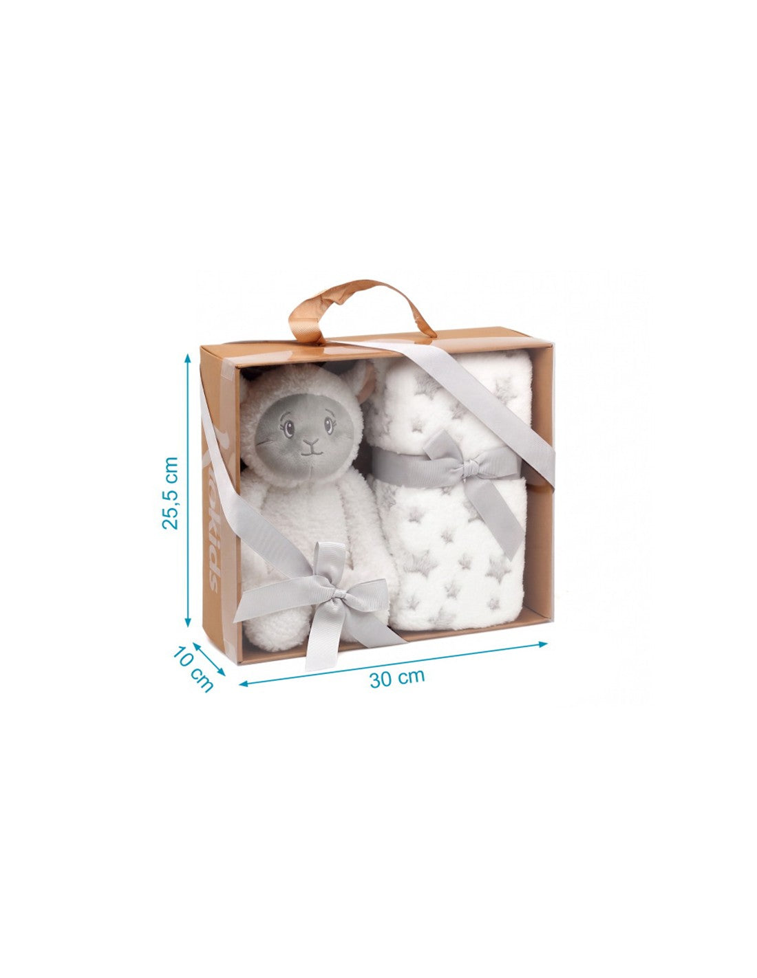 Set Peluche Animal Con Manta Oveja Kiokids