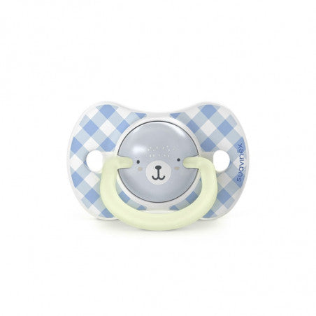 Pack de 2 chupetes 0-6 meses Noche y Día Suavinex