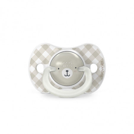 Pack de 2 chupetes 0-6 meses Noche y Día Suavinex