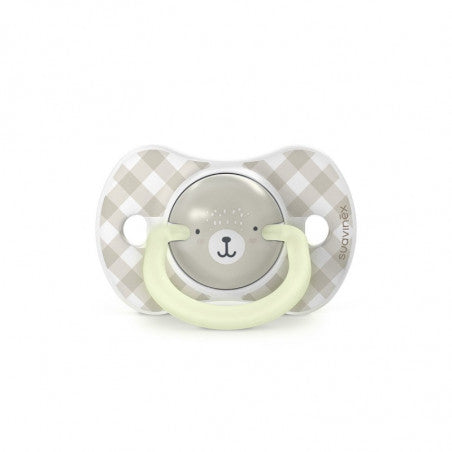 Pack de 2 chupetes 0-6 meses Noche y Día Suavinex
