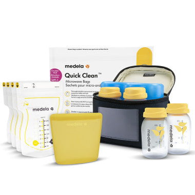 Medela All-in-One Set – Set Todo en Uno de Almacenamiento y Conservación de Leche Materna