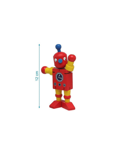 Muñeco Robot Madera Kiokids