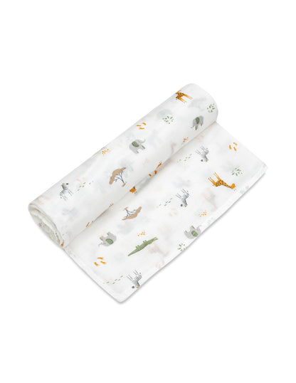 Muselina Multiusos Gigante para Bebé (120 x 120 cm) de Interbaby