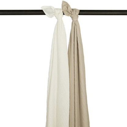 MUSELINA LAVADA GDE PACK DE 2 120x120 CM