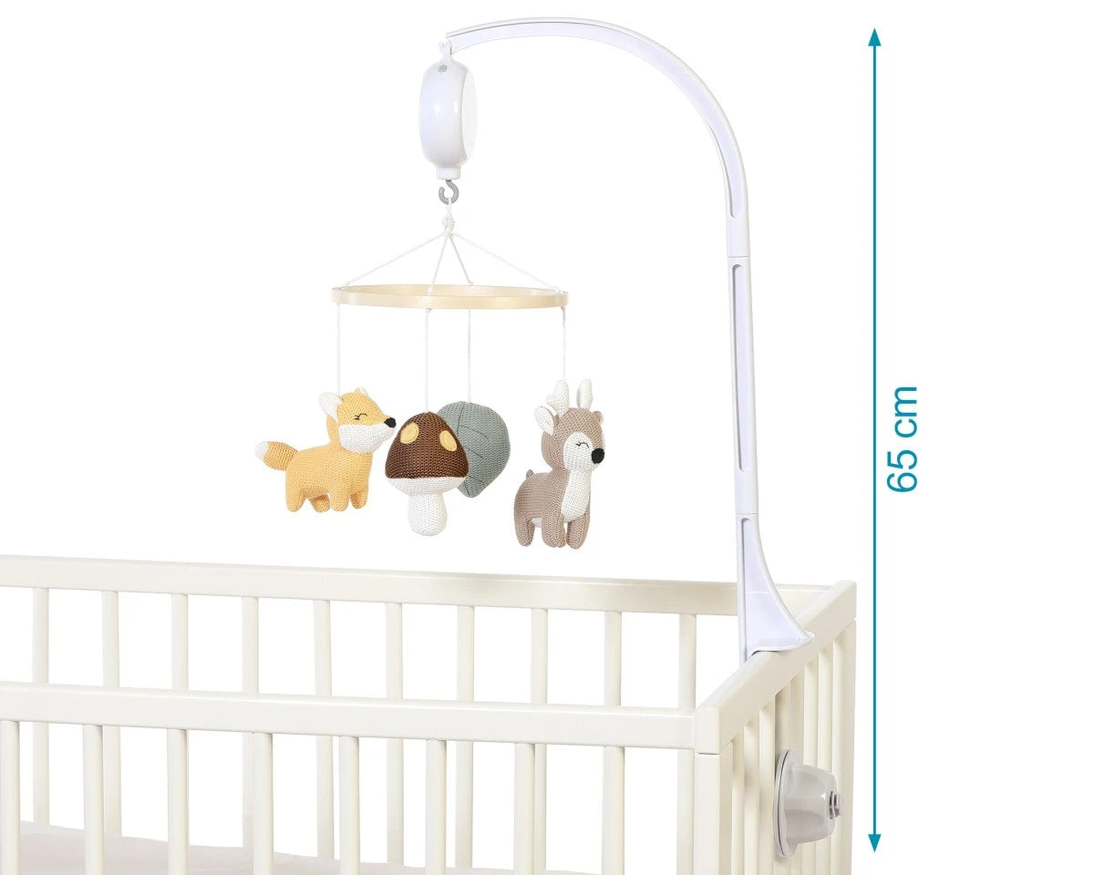 Carrusel Musical de cuna con peluches de algodón de Kiokids