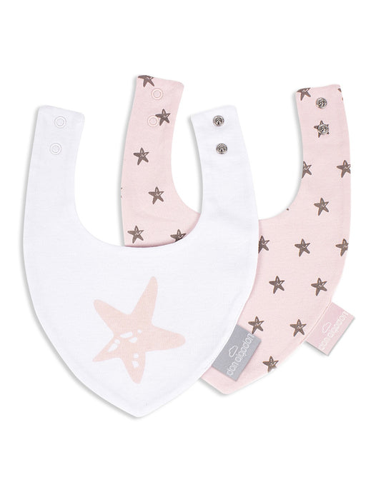 Pack 2 Baberos Bandana Estrella Don Algodon