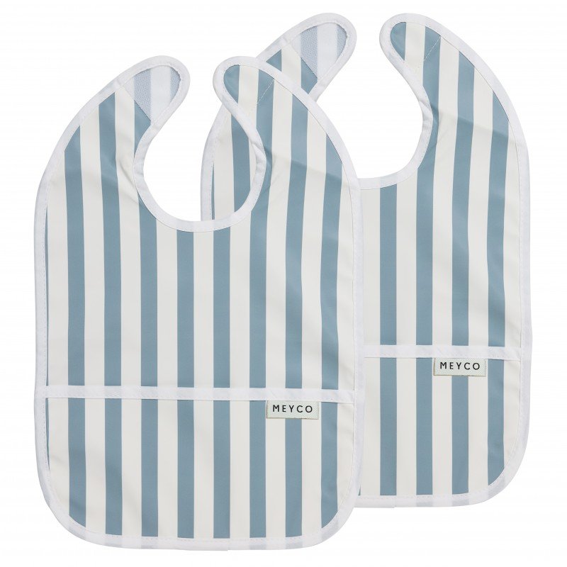 PACK 2 BABEROS CON BOLSILLO MEYCOBABY