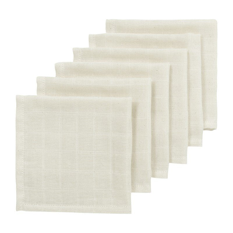 PACK 6 TOALLA FACIALES 30x30 CM MEYCOBABY