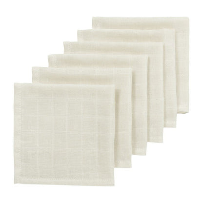 PACK 6 TOALLA FACIALES 30x30 CM MEYCOBABY