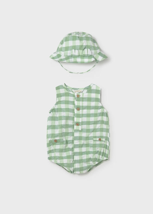 Pelele estampado con gorro 1614 Mayoral