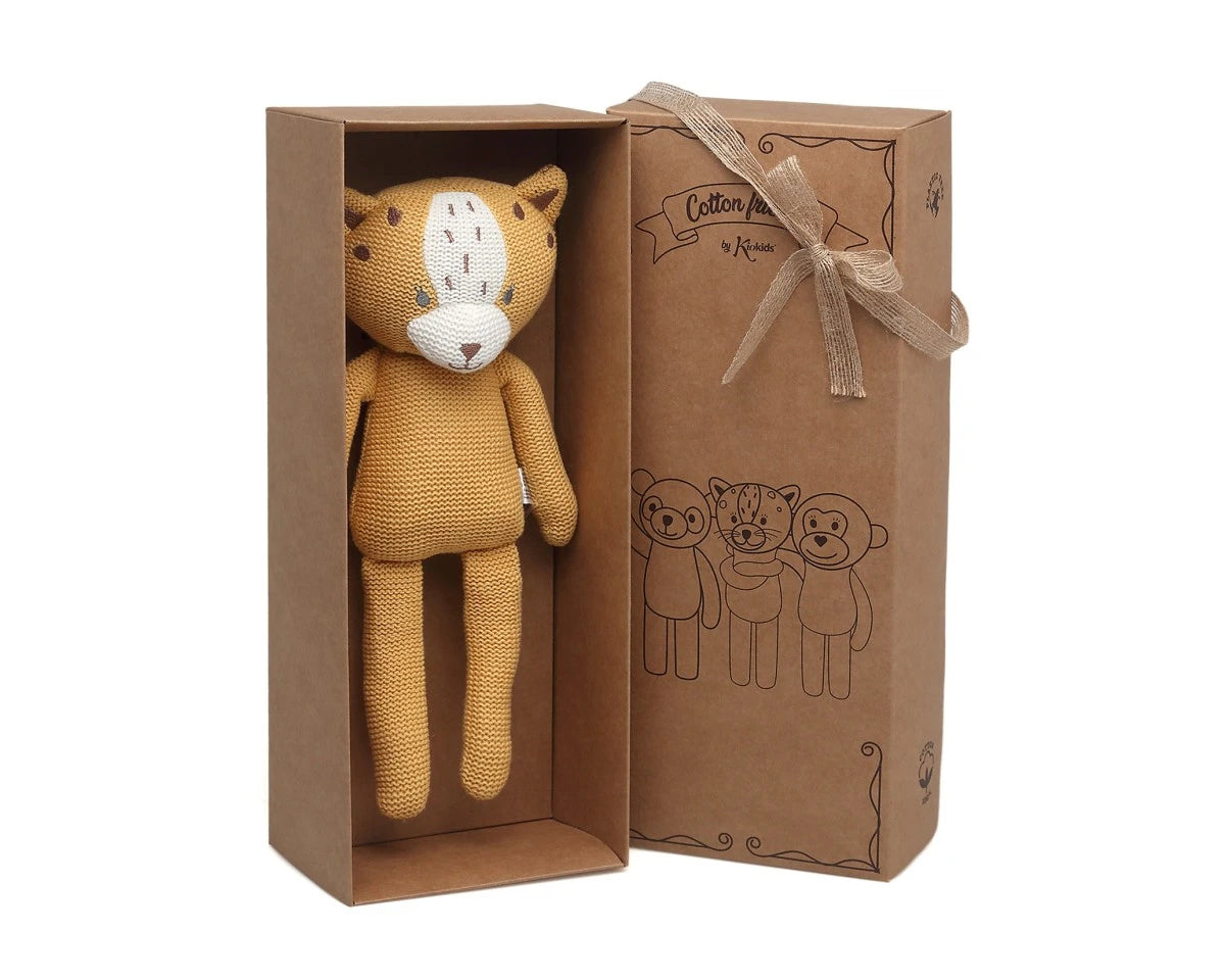 Peluche tigre patilargo algodón de Kiokids
