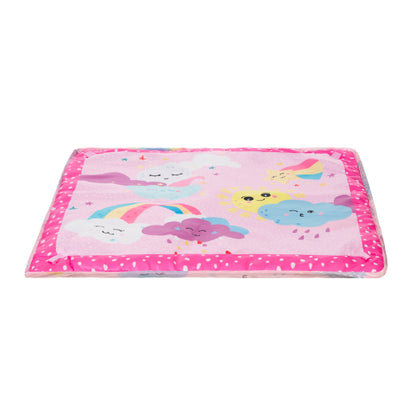 Alfombra de juego con 18 bolas Pink Sky de Kikkaboo