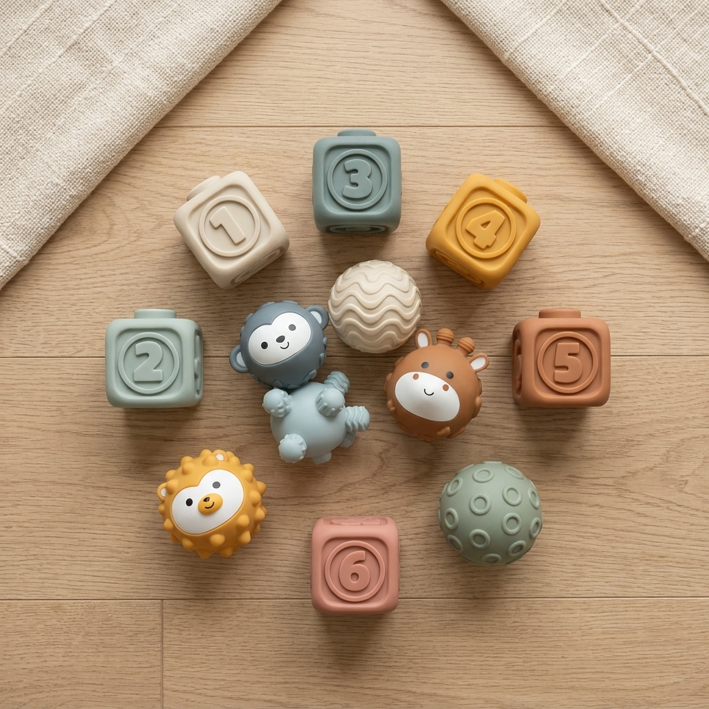 Set 2 en 1 de Aprendizaje para Bebés – 12 Piezas de Twinly