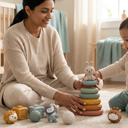 Set 3 en 1 de Aprendizaje Sensorial para Bebés – 19 Piezas de Twinly