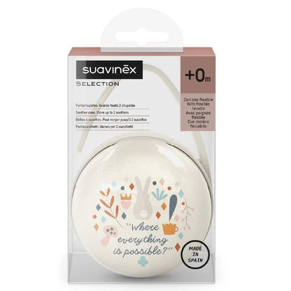 Portachupetes Duo Wonderland Liberty de Suavinex