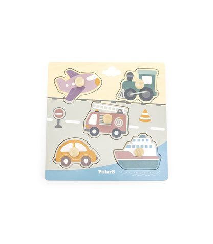 Puzzle de Madera Transportes PolarB