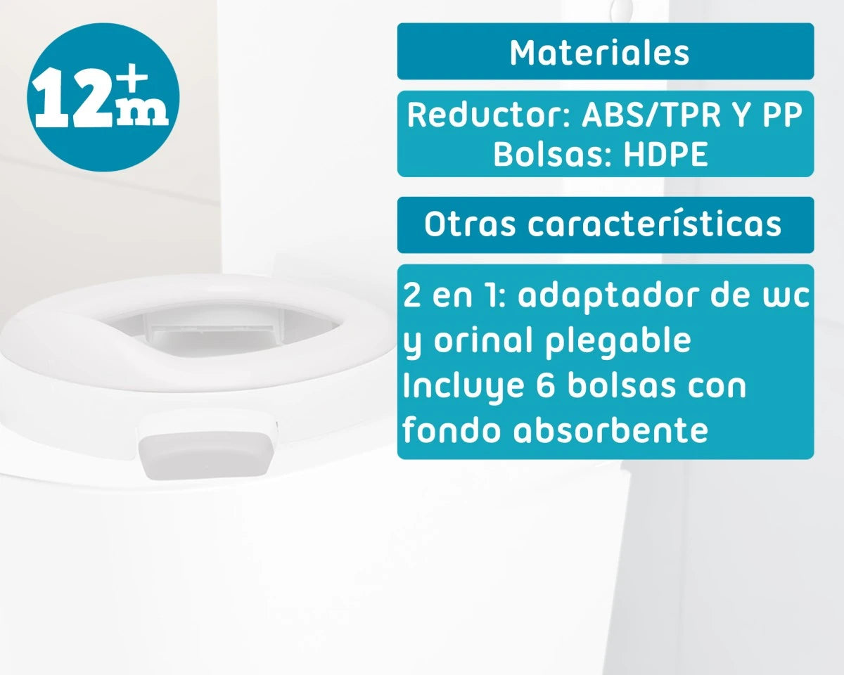 Reductor wc plegable para niños de Kiokids