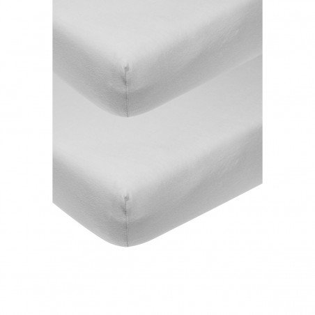 Pack 2 Sábanas bajeras de punto cuna Meyco Baby
