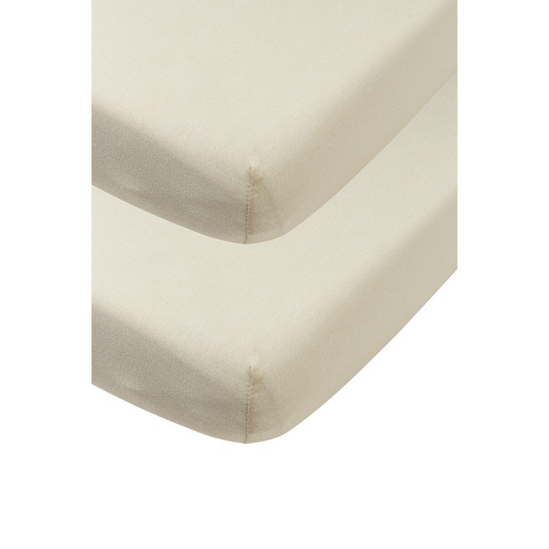 Pack 2 Sábanas bajeras de punto cuna Meyco Baby
