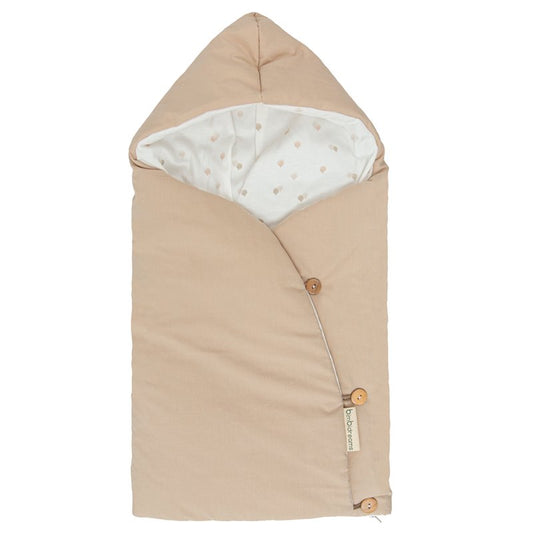 Saco arrullo con capucha Ciel Blanco Lino Bimbi Casual 44x88