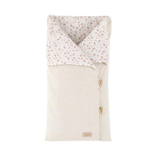 Saco Capazo X Sin Capucha Natural Rosa Cambrass
