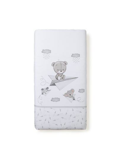 Set 2 Pcs Desenfundable F. Nordica Mod Paper Plain Gris