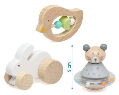 Set de madera de juguetes para bebé de Kiokids