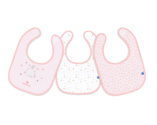 Pack 3 Baberos Hippo Dreams de Kikkaboo