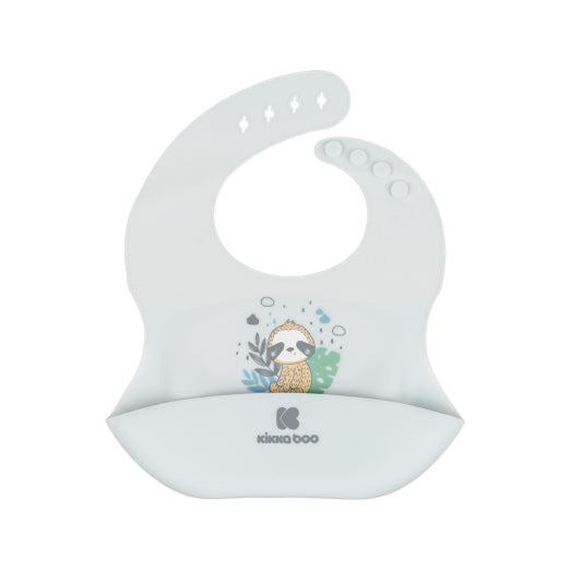 Babero de silicona Savanna Friends de Kikkaboo
