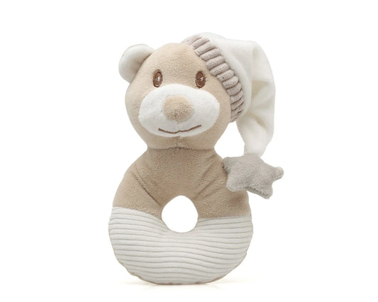 Sonajero Peluche Osito con Gorro de Kiokids